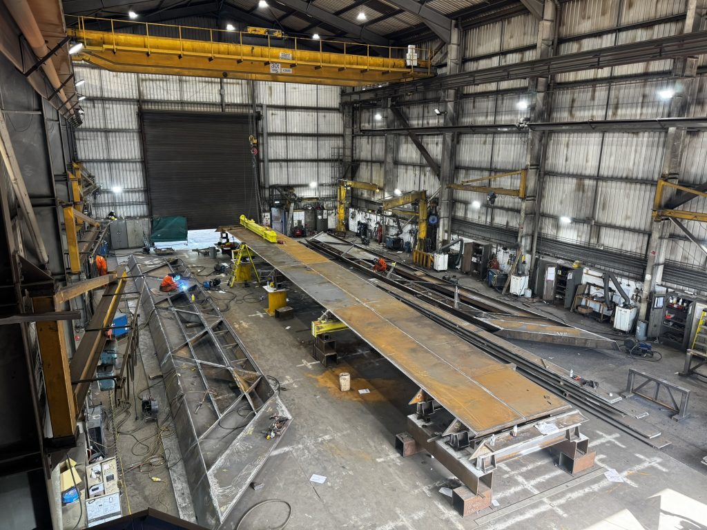 structure layout down on the workshop floor